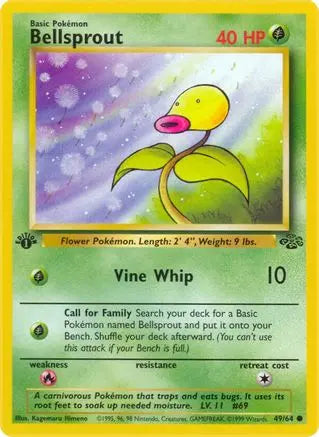 Bellsprout (49/64) [Jungle 1st Edition] Pokémon