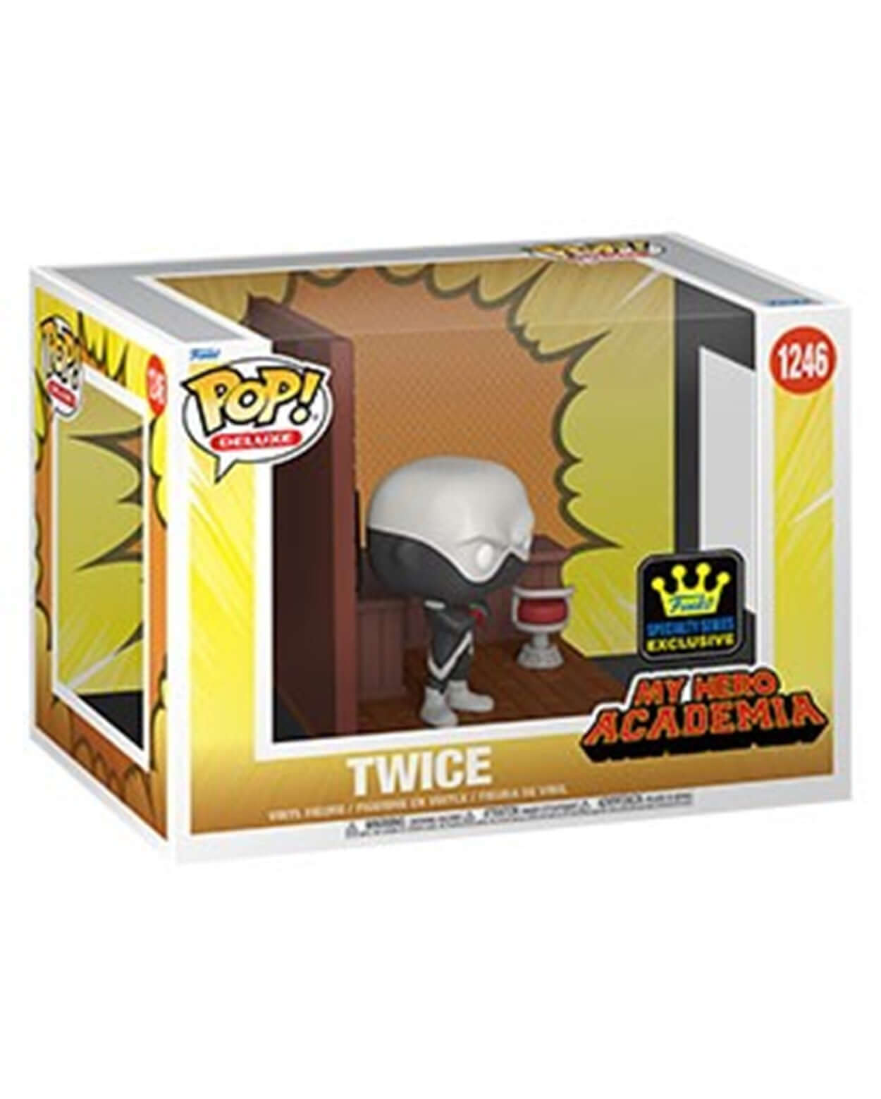Funko POP! Deluxe: My Hero Academia- Twice (Hideout) - Doe's Cards