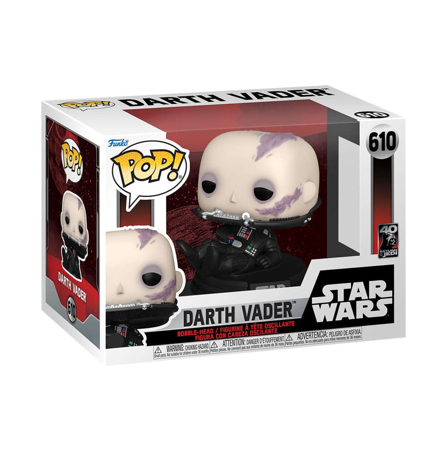 Funko POP! Star Wars: Return of the Jedi 40th- Darth Vader (Unmasked)