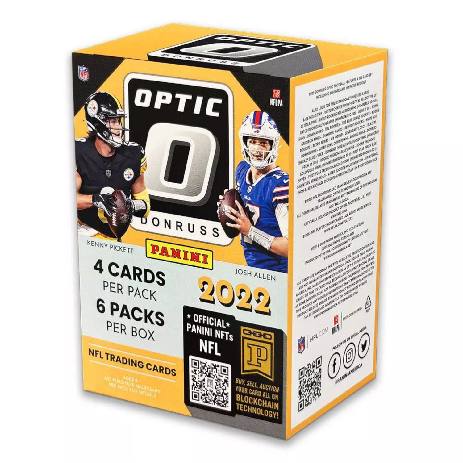 2022 Panini Donruss Optic NFL Football Blaster Box