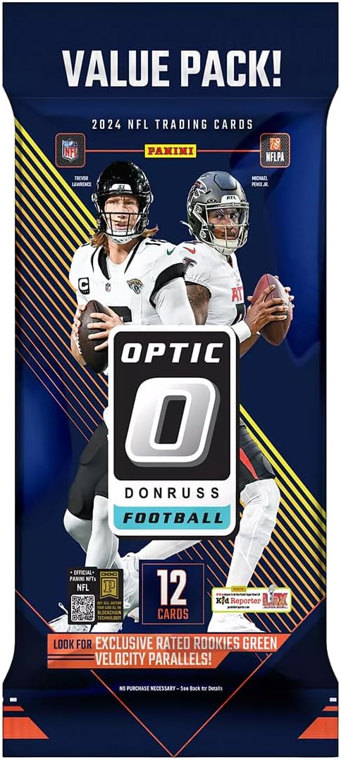 2024 Panini Donruss Optic Football Trading Card Fat Pack - Doe's Cards