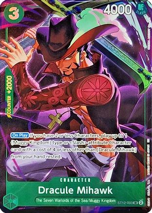 Dracule Mihawk (Illustration Box Vol.4) (ST12-003) - One Piece Promotion Cards Foil One Piece Promotion Cards