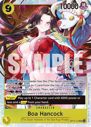 Boa Hancock - OP14-112 (OP14-112) - The Azure Sea's Seven Foil The Azure Sea's Seven