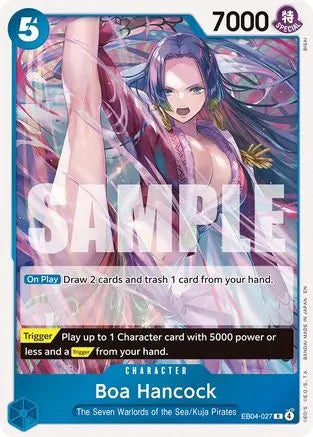 Boa Hancock - EB04-027 (EB04-027) - The Azure Sea's Seven Foil The Azure Sea's Seven