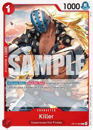 Killer (OP14-005) - The Azure Sea's Seven The Azure Sea's Seven