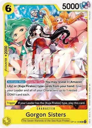 Gorgon Sisters (OP14-105) - The Azure Sea's Seven The Azure Sea's Seven