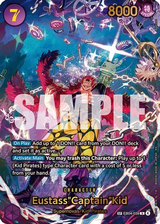 Eustass"Captain"Kid - EB04-039 (SP) (EB04-039) - The Azure Sea's Seven Foil The Azure Sea's Seven