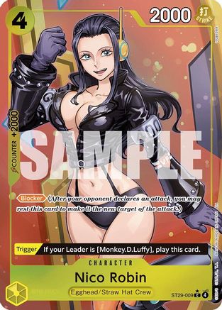 Nico Robin (Full Art) (ST29-009) - Starter Deck 29: Egghead Foil Starter Deck 29: Egghead