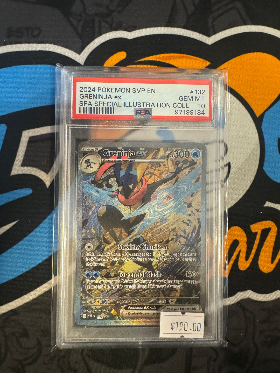 Psa 10 Pokemon Shrouded Fable Greninja ex special illustration collection box