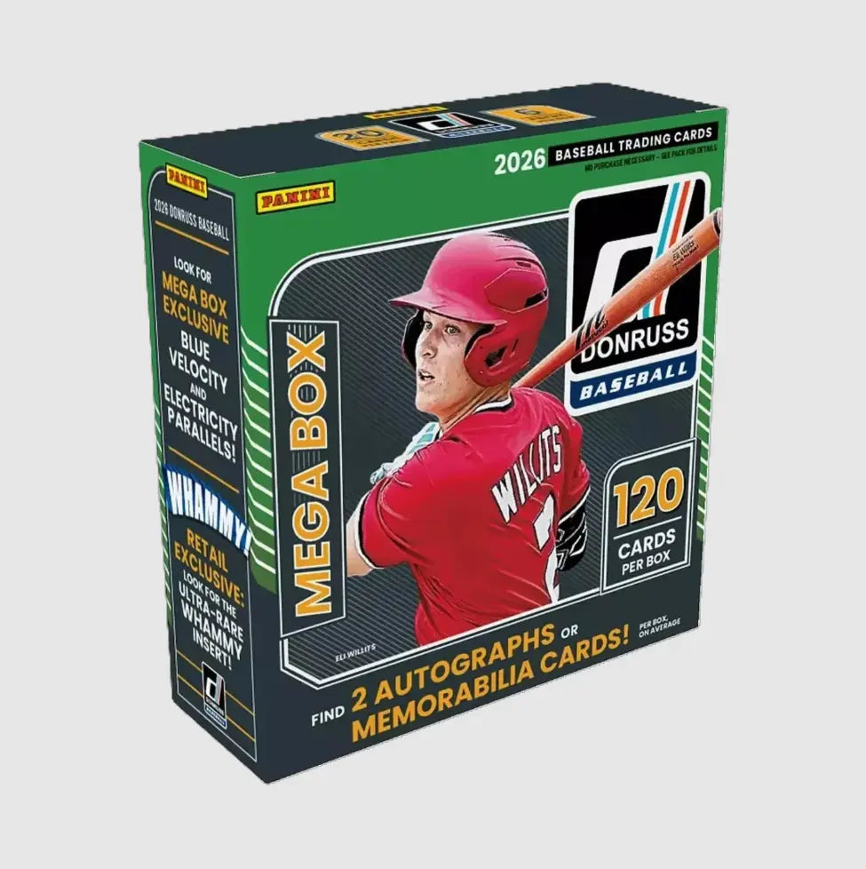 2026 Donruss Baseball Mega Box Doe's Cards