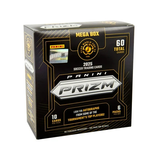 2025 Panini Prizm FIFA Club World Cup Soccer Hobby Mega Box