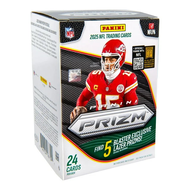 2025 Panini Prizm Football Trading Cards Blaster Box Doe's Cards