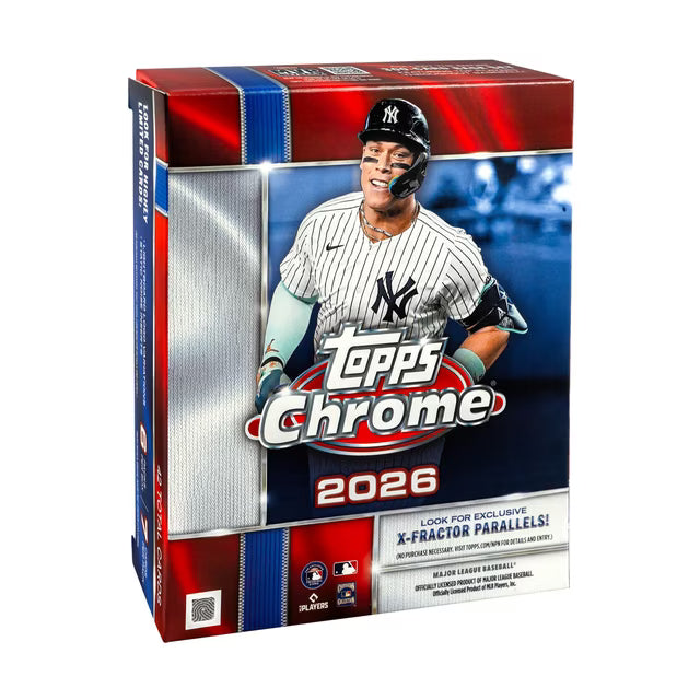 2026 Topps Chrome Baseball Trading Cards Mega Box Doe's Cards