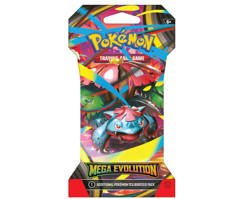 Pokémon TCG: Mega Evolution - Base Set - Sleeved Booster Pack - Doe's Cards