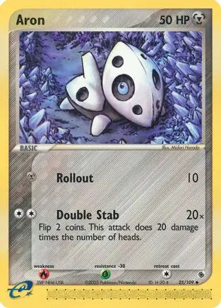 Aron (25/109) [EX: Ruby & Sapphire] Pokémon