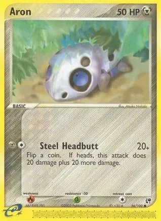 Aron (56/100) [EX: Sandstorm] Pokémon