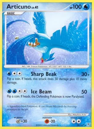 Articuno (16/147) [Platinum: Supreme Victors] Pokémon