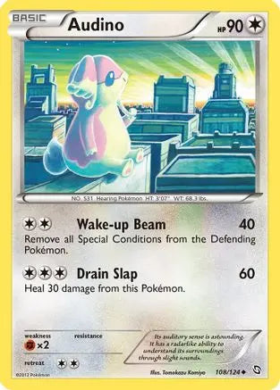 Audino (108/124) [Black & White: Dragons Exalted] Pokémon