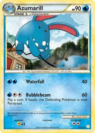 Azumarill (2/123) [HeartGold & SoulSilver: Base Set] Pokémon