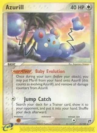 Azurill (31/100) [EX: Sandstorm] Pokémon
