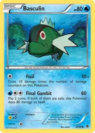 Basculin (24/98) [Black & White: Emerging Powers] Pokémon