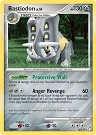Bastiodon (21/123) (Theme Deck Exclusive) [Diamond & Pearl: Mysterious Treasures] Pokémon