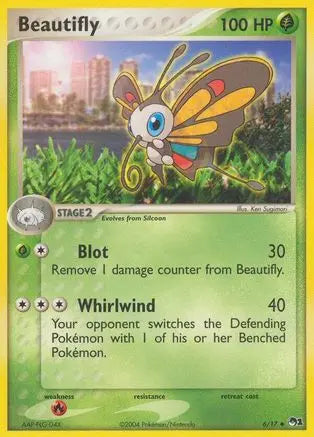 Beautifly (6/17) [POP Series 1] Pokémon