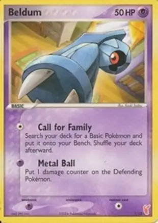 Beldum (1/12) [EX: Trainer Kit 2 - Plusle] Pokémon