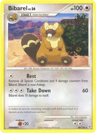 Bibarel (20/130) [Diamond & Pearl: Base Set] Pokémon