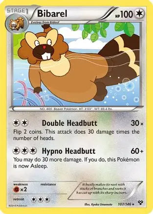 Bibarel (107/146) [XY: Base Set] Pokémon