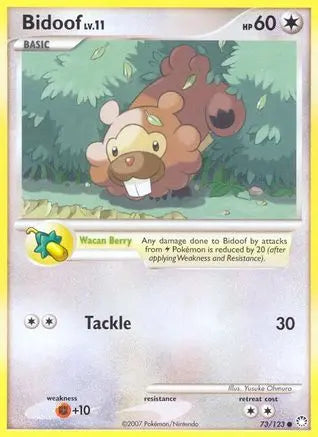 Bidoof (73/123) [Diamond & Pearl: Mysterious Treasures] Pokémon