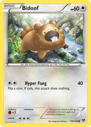 Bidoof (106/146) [XY: Base Set] Pokémon