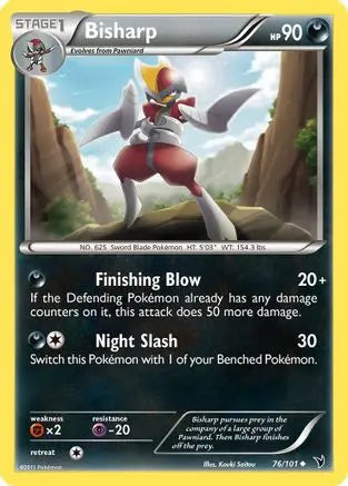 Bisharp (76/101) [Black & White: Noble Victories] Pokémon