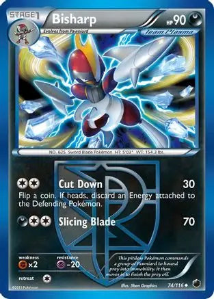 Bisharp (74/116) [Black & White: Plasma Freeze] Pokémon
