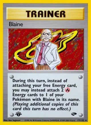 Blaine (17/132) [Gym Challenge Unlimited] Pokémon