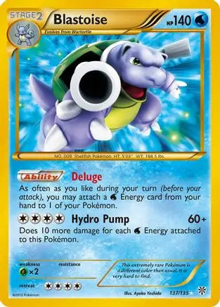 Blastoise (137/135) [Black & White: Plasma Storm] Pokémon