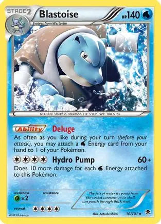 Blastoise (16/101) [Black & White: Plasma Blast] Pokémon