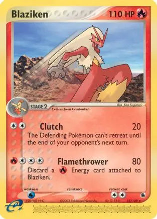 Blaziken (15/109) [EX: Ruby & Sapphire] Pokémon