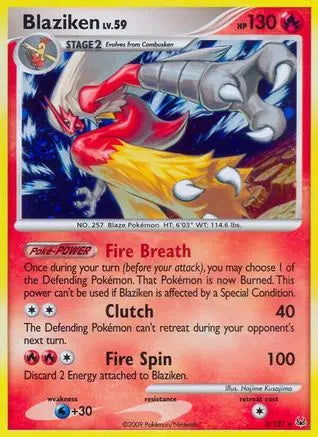 Blaziken (3/127) [Platinum: Base Set] Pokémon