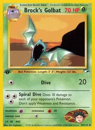 Brock's Golbat (39/132) [Gym Heroes 1st Edition] Pokémon