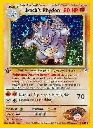 Brock's Rhydon (2/132) [Gym Heroes Unlimited] Pokémon