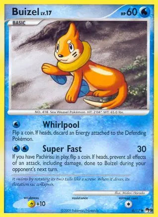 Buizel (6/17) [POP Series 9] Pokémon