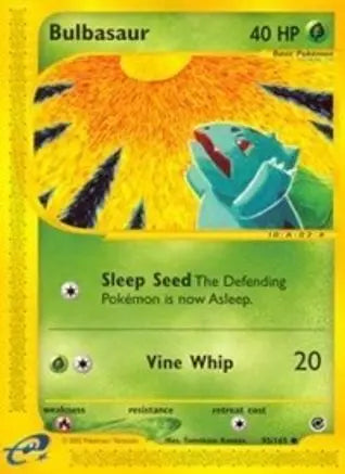 Bulbasaur (95/165) [Expedition: Base Set] Pokémon