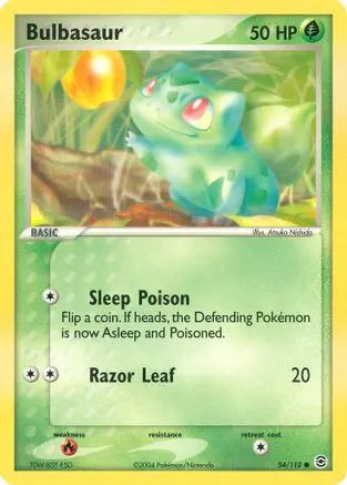 Bulbasaur (54/112) [EX: FireRed & LeafGreen] Pokémon