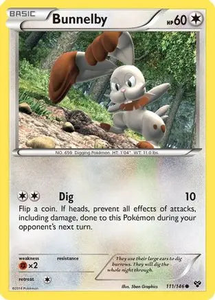 Bunnelby (111/146) [XY: Base Set] Pokémon