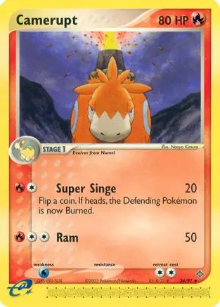 Camerupt (24/97) [EX: Dragon] Pokémon