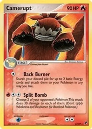 Camerupt (4/107) (Theme Deck Exclusive) [EX: Deoxys] Pokémon