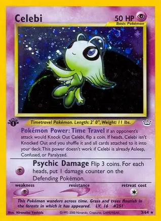Celebi (3/64) [Neo Revelation 1st Edition] Pokémon