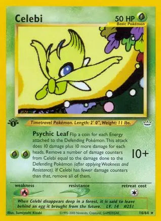 Celebi (16/64) [Neo Revelation 1st Edition] Pokémon