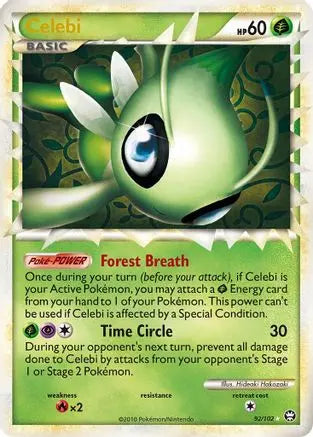 Celebi (92/102) [HeartGold & SoulSilver: Triumphant] Pokémon